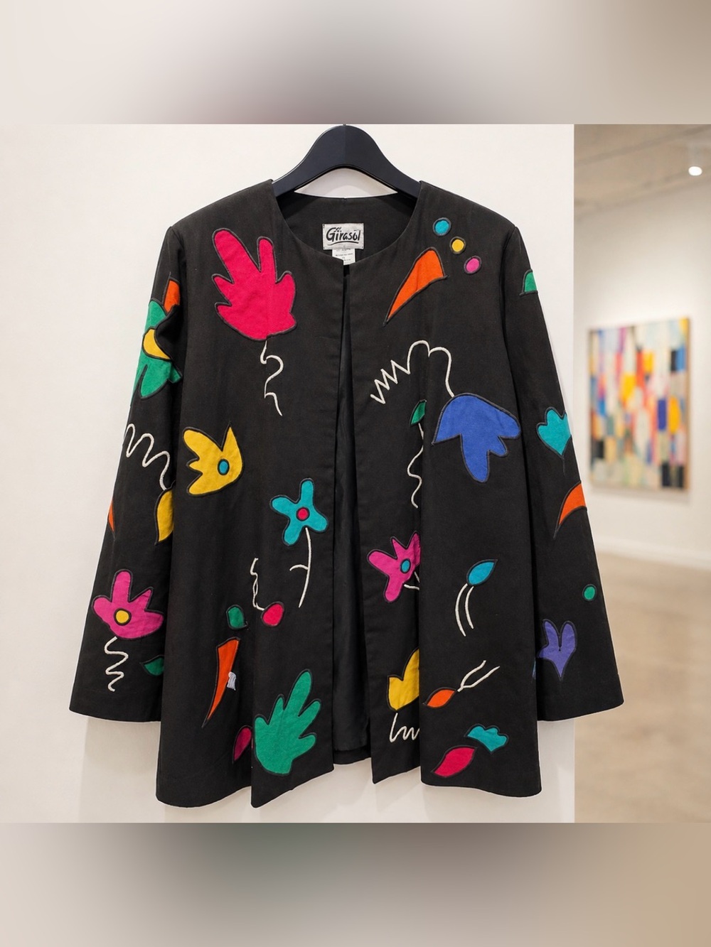 Girasol size large Mexican folk art jacket